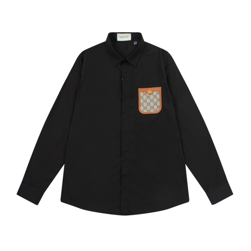 Cheap Gucci Shirts Long Sleeved For Unisex #1226601 Replica Wholesale [$68.00 USD] [ITEM#1226601] on Replica Gucci Shirts