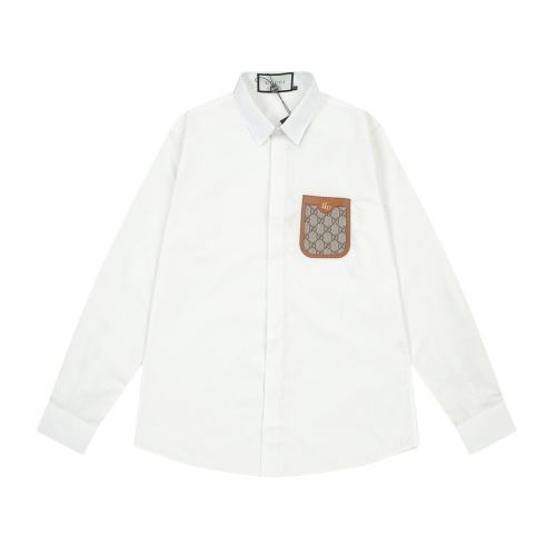 Cheap Gucci Shirts Long Sleeved For Unisex #1226602 Replica Wholesale [$68.00 USD] [ITEM#1226602] on Replica Gucci Shirts