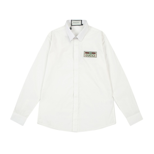 Cheap Gucci Shirts Long Sleeved For Unisex #1226607 Replica Wholesale [$68.00 USD] [ITEM#1226607] on Replica Gucci Shirts