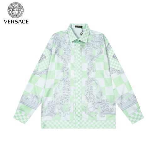 Cheap Versace Shirts Long Sleeved For Unisex #1226617 Replica Wholesale [$64.00 USD] [ITEM#1226617] on Replica Versace Shirts