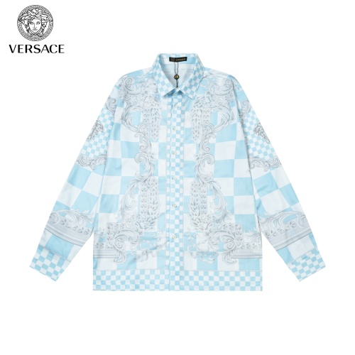 Cheap Versace Shirts Long Sleeved For Unisex #1226619 Replica Wholesale [$64.00 USD] [ITEM#1226619] on Replica Versace Shirts