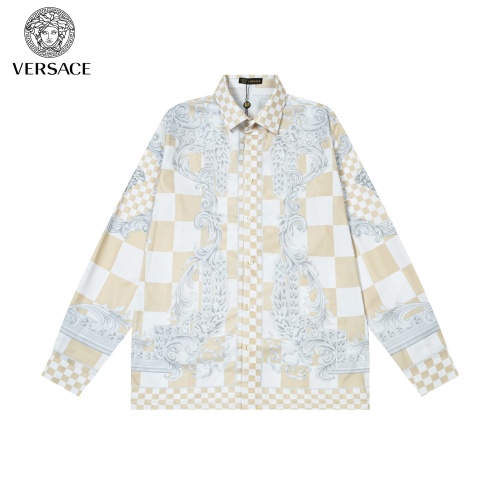 Cheap Versace Shirts Long Sleeved For Unisex #1226621 Replica Wholesale [$64.00 USD] [ITEM#1226621] on Replica Versace Shirts