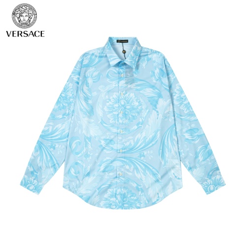 Cheap Versace Shirts Long Sleeved For Unisex #1226625 Replica Wholesale [$64.00 USD] [ITEM#1226625] on Replica Versace Shirts