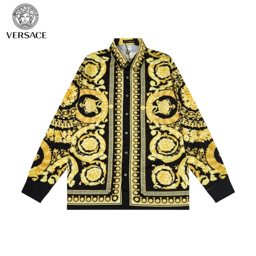 Cheap Versace Shirts Long Sleeved For Unisex #1226627 Replica Wholesale [$64.00 USD] [ITEM#1226627] on Replica Versace Shirts