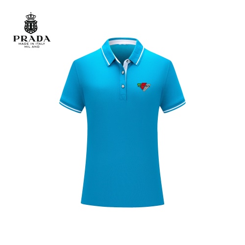 Cheap Prada T-Shirts Short Sleeved For Men #1226666 Replica Wholesale [$29.00 USD] [ITEM#1226666] on Replica Prada T-Shirts