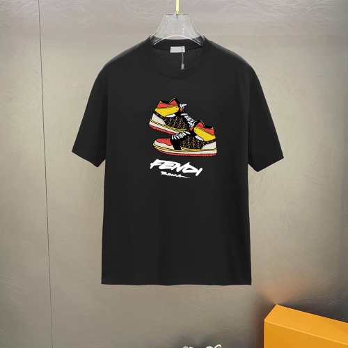 Cheap Fendi T-Shirts Short Sleeved For Unisex #1226814 Replica Wholesale [$25.00 USD] [ITEM#1226814] on Replica Fendi T-Shirts