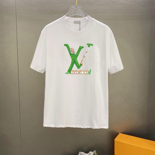 Cheap Louis Vuitton LV T-Shirts Short Sleeved For Unisex #1226815 Replica Wholesale [$25.00 USD] [ITEM#1226815] on Replica Louis Vuitton LV T-Shirts