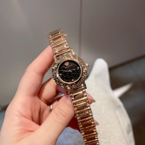 Cheap Versace Watches In Rose Gold #1226839 Replica Wholesale [$27.00 USD] [ITEM#1226839] on Replica Versace Watches