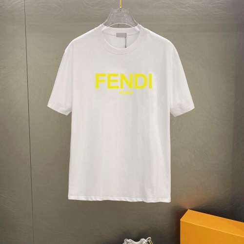 Cheap Fendi T-Shirts Short Sleeved For Unisex #1226849 Replica Wholesale [$25.00 USD] [ITEM#1226849] on Replica Fendi T-Shirts