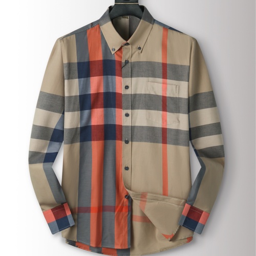 Cheap Burberry Shirts Long Sleeved For Men #1226950 Replica Wholesale [$34.00 USD] [ITEM#1226950] on Replica Burberry Shirts