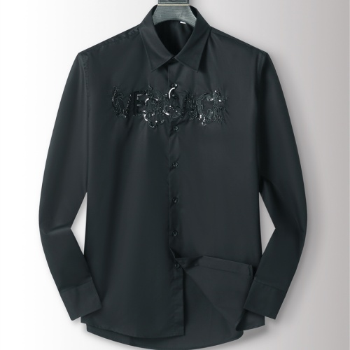 Cheap Versace Shirts Long Sleeved For Men #1226954 Replica Wholesale [$48.00 USD] [ITEM#1226954] on Replica Versace Shirts