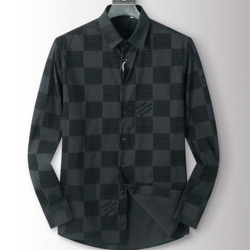 Cheap Louis Vuitton LV Shirts Long Sleeved For Men #1226956 Replica Wholesale [$48.00 USD] [ITEM#1226956] on Replica Louis Vuitton LV Shirts