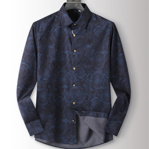 Cheap Versace Shirts Long Sleeved For Men #1226958 Replica Wholesale [$48.00 USD] [ITEM#1226958] on Replica Versace Shirts