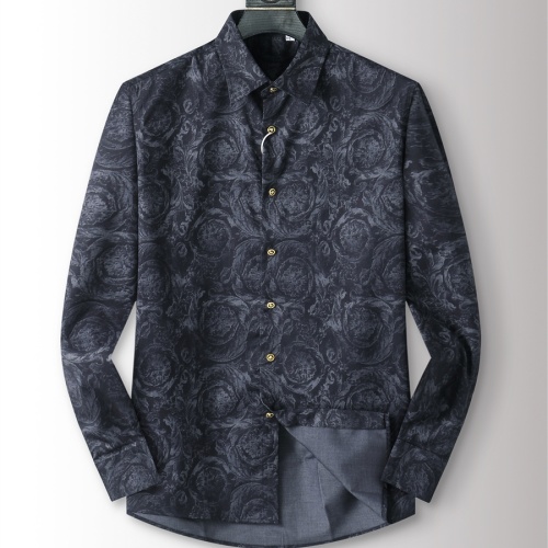 Cheap Versace Shirts Long Sleeved For Men #1226959 Replica Wholesale [$48.00 USD] [ITEM#1226959] on Replica Versace Shirts