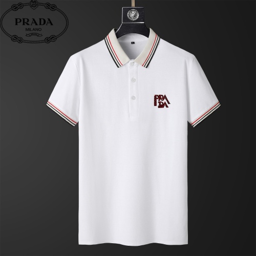 Cheap Prada T-Shirts Short Sleeved For Men #1226982 Replica Wholesale [$38.00 USD] [ITEM#1226982] on Replica Prada T-Shirts