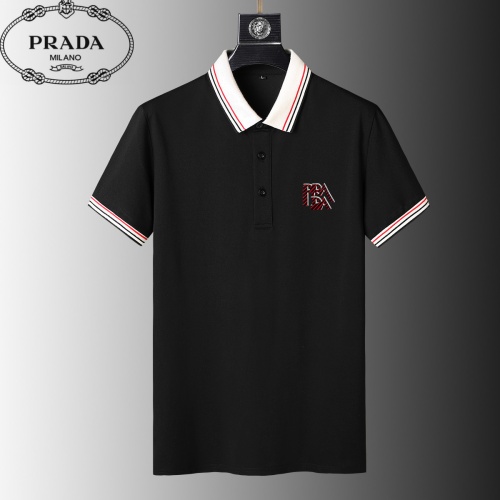 Cheap Prada T-Shirts Short Sleeved For Men #1226983 Replica Wholesale [$38.00 USD] [ITEM#1226983] on Replica Prada T-Shirts