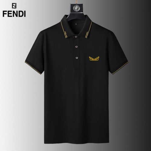 Cheap Fendi T-Shirts Short Sleeved For Men #1226989 Replica Wholesale [$38.00 USD] [ITEM#1226989] on Replica Fendi T-Shirts