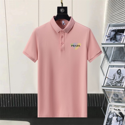 Cheap Prada T-Shirts Short Sleeved For Men #1227124 Replica Wholesale [$42.00 USD] [ITEM#1227124] on Replica Prada T-Shirts