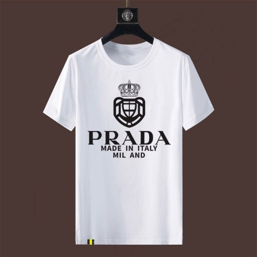 Cheap Prada T-Shirts Short Sleeved For Men #1227145 Replica Wholesale [$40.00 USD] [ITEM#1227145] on Replica Prada T-Shirts