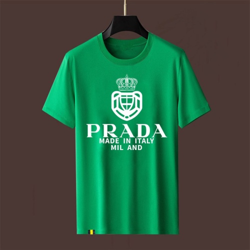 Cheap Prada T-Shirts Short Sleeved For Men #1227148 Replica Wholesale [$40.00 USD] [ITEM#1227148] on Replica Prada T-Shirts