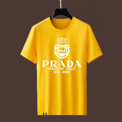 Cheap Prada T-Shirts Short Sleeved For Men #1227149 Replica Wholesale [$40.00 USD] [ITEM#1227149] on Replica Prada T-Shirts