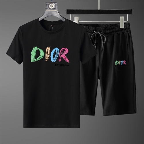 Cheap Christian Dior Tracksuits Short Sleeved For Men #1227192 Replica Wholesale [$40.00 USD] [ITEM#1227192] on Replica Christian Dior Tracksuits