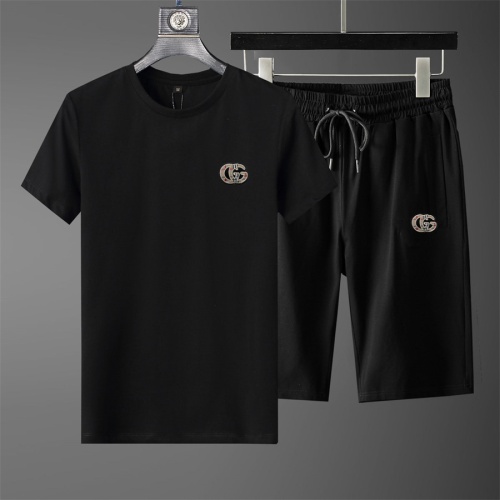 Cheap Gucci Tracksuits Short Sleeved For Men #1227199 Replica Wholesale [$40.00 USD] [ITEM#1227199] on Replica Gucci Tracksuits