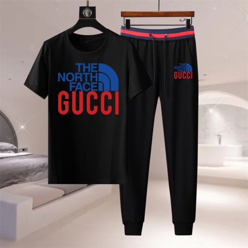 Cheap Gucci Tracksuits Short Sleeved For Men #1227217 Replica Wholesale [$76.00 USD] [ITEM#1227217] on Replica Gucci Tracksuits