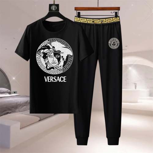 Cheap Versace Tracksuits Short Sleeved For Men #1227218 Replica Wholesale [$76.00 USD] [ITEM#1227218] on Replica Versace Tracksuits