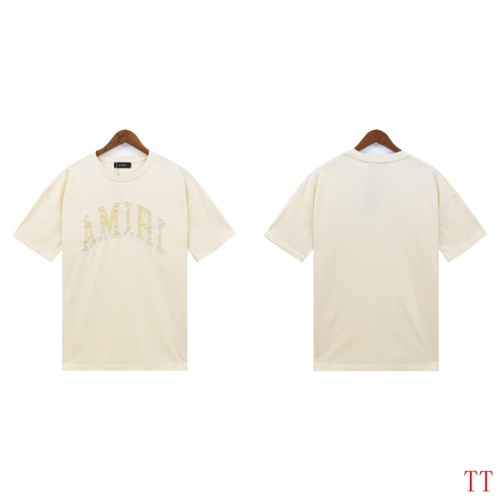 Cheap Amiri T-Shirts Short Sleeved For Unisex #1227251 Replica Wholesale [$36.00 USD] [ITEM#1227251] on Replica Amiri T-Shirts