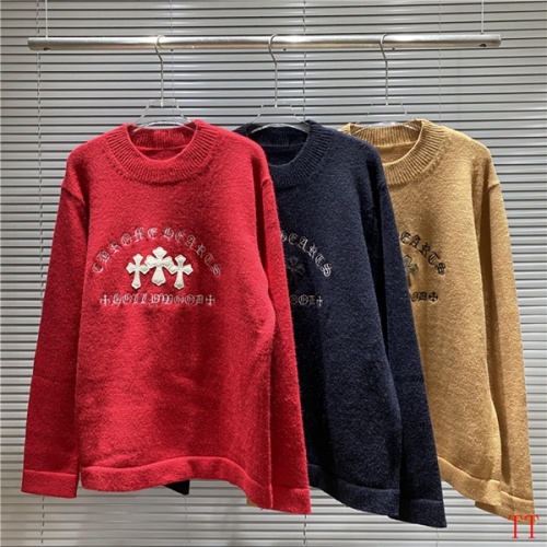 Cheap Chrome Hearts Sweater Long Sleeved For Unisex #1227330 Replica Wholesale [$56.00 USD] [ITEM#1227330] on Replica Chrome Hearts Sweater