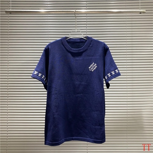 Cheap Louis Vuitton LV T-Shirts Short Sleeved For Men #1227367 Replica Wholesale [$42.00 USD] [ITEM#1227367] on Replica Louis Vuitton LV T-Shirts