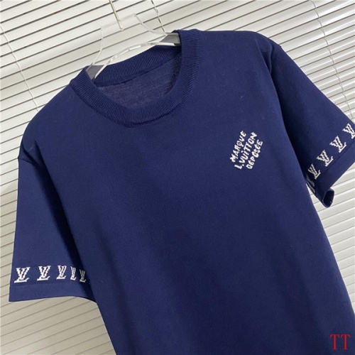 Cheap Louis Vuitton LV T-Shirts Short Sleeved For Men #1227367 Replica Wholesale [$42.00 USD] [ITEM#1227367] on Replica Louis Vuitton LV T-Shirts