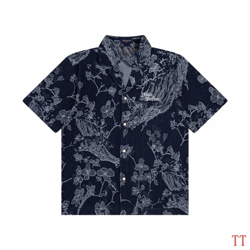 Cheap Louis Vuitton LV Shirts Short Sleeved For Men #1227400 Replica Wholesale [$60.00 USD] [ITEM#1227400] on Replica Louis Vuitton LV Shirts