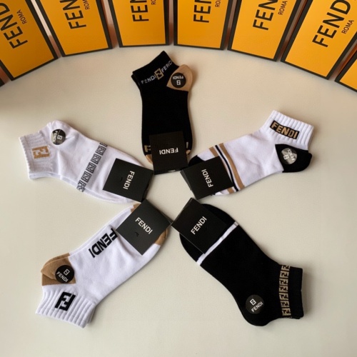 Cheap Fendi Socks #1227547 Replica Wholesale [$27.00 USD] [ITEM#1227547] on Replica Fendi Socks