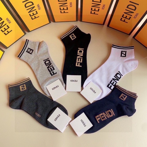 Cheap Fendi Socks #1227548 Replica Wholesale [$27.00 USD] [ITEM#1227548] on Replica Fendi Socks