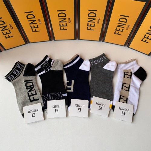 Cheap Fendi Socks #1227549 Replica Wholesale [$27.00 USD] [ITEM#1227549] on Replica Fendi Socks