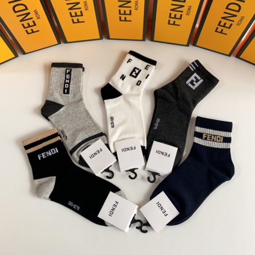 Cheap Fendi Socks #1227550 Replica Wholesale [$29.00 USD] [ITEM#1227550] on Replica Fendi Socks