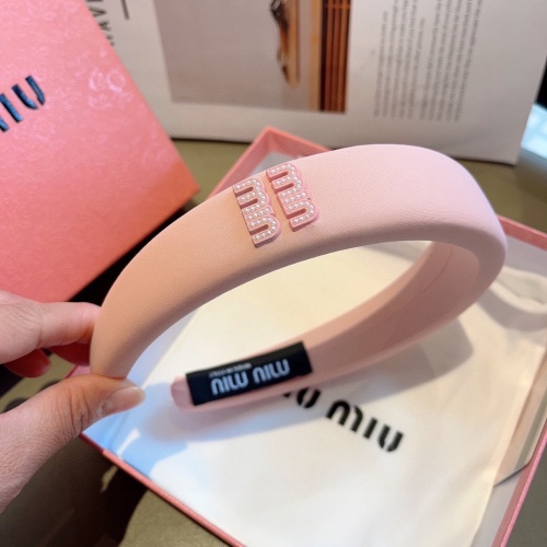 Cheap MIU MIU Headband For Women #1227565 Replica Wholesale [$27.00 USD] [ITEM#1227565] on Replica MIU MIU Headband