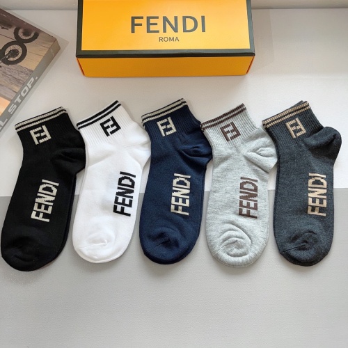 Cheap Fendi Socks #1227733 Replica Wholesale [$27.00 USD] [ITEM#1227733] on Replica Fendi Socks