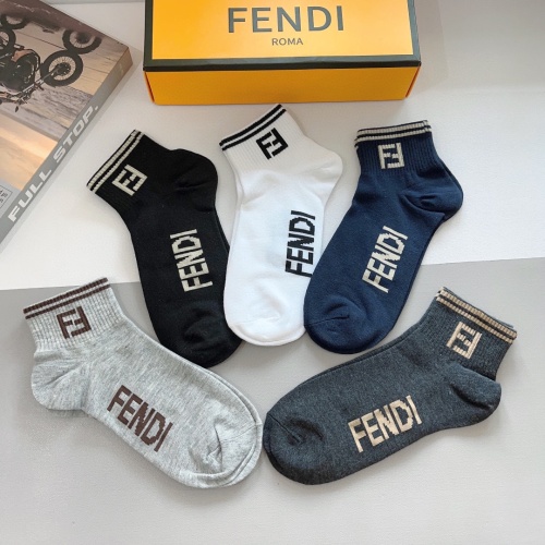 Cheap Fendi Socks #1227733 Replica Wholesale [$27.00 USD] [ITEM#1227733] on Replica Fendi Socks