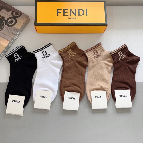 Cheap Fendi Socks #1227734 Replica Wholesale [$27.00 USD] [ITEM#1227734] on Replica Fendi Socks