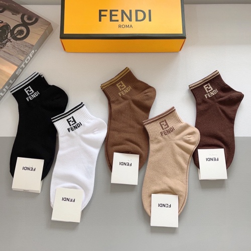 Cheap Fendi Socks #1227734 Replica Wholesale [$27.00 USD] [ITEM#1227734] on Replica Fendi Socks