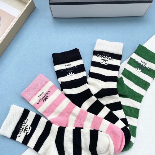 Cheap Chanel Socks #1227749 Replica Wholesale [$32.00 USD] [ITEM#1227749] on Replica Chanel Socks