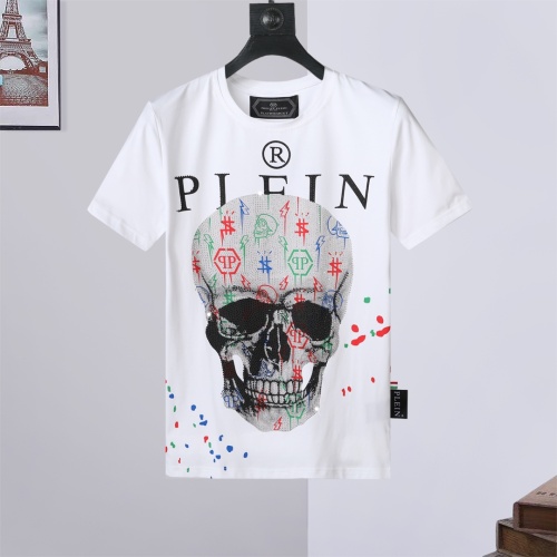 Cheap Philipp Plein PP T-Shirts Short Sleeved For Men #1227803 Replica Wholesale [$29.00 USD] [ITEM#1227803] on Replica Philipp Plein PP T-Shirts