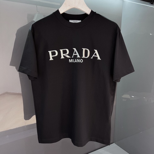 Cheap Prada T-Shirts Short Sleeved For Unisex #1228155 Replica Wholesale [$64.00 USD] [ITEM#1228155] on Replica Prada T-Shirts