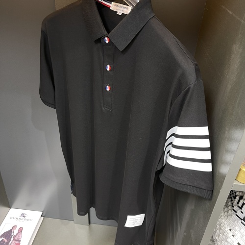 Cheap Thom Browne TB T-Shirts Short Sleeved For Men #1228170 Replica Wholesale [$45.00 USD] [ITEM#1228170] on Replica Thom Browne TB T-Shirts