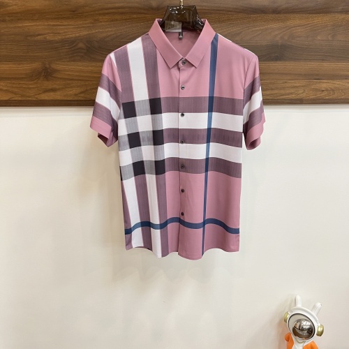 Cheap Burberry Shirts Short Sleeved For Men #1228201 Replica Wholesale [$64.00 USD] [ITEM#1228201] on Replica Burberry Shirts