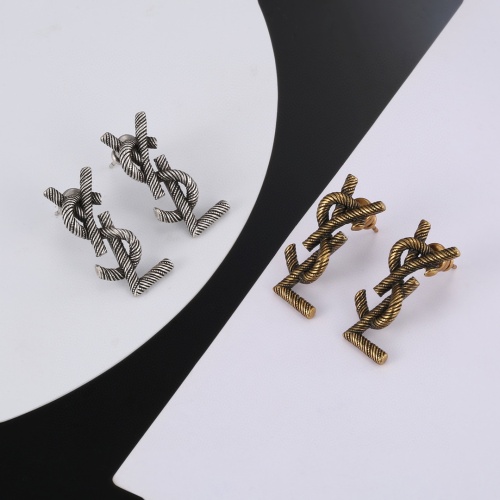 Cheap Yves Saint Laurent YSL Earrings For Women #1228402 Replica Wholesale [$27.00 USD] [ITEM#1228402] on Replica Yves Saint Laurent YSL Earrings