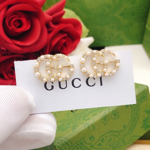 Cheap Gucci Earrings For Women #1228421 Replica Wholesale [$27.00 USD] [ITEM#1228421] on Replica Gucci Earrings